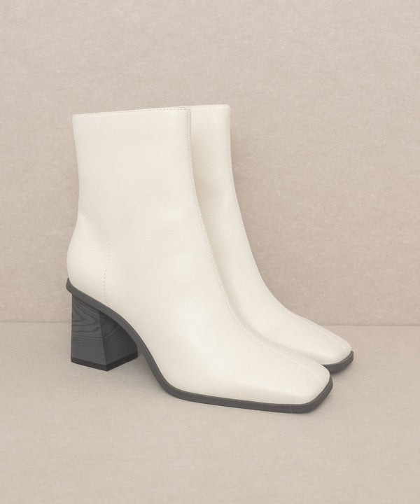 Vera - Square Toe Ankle Boots